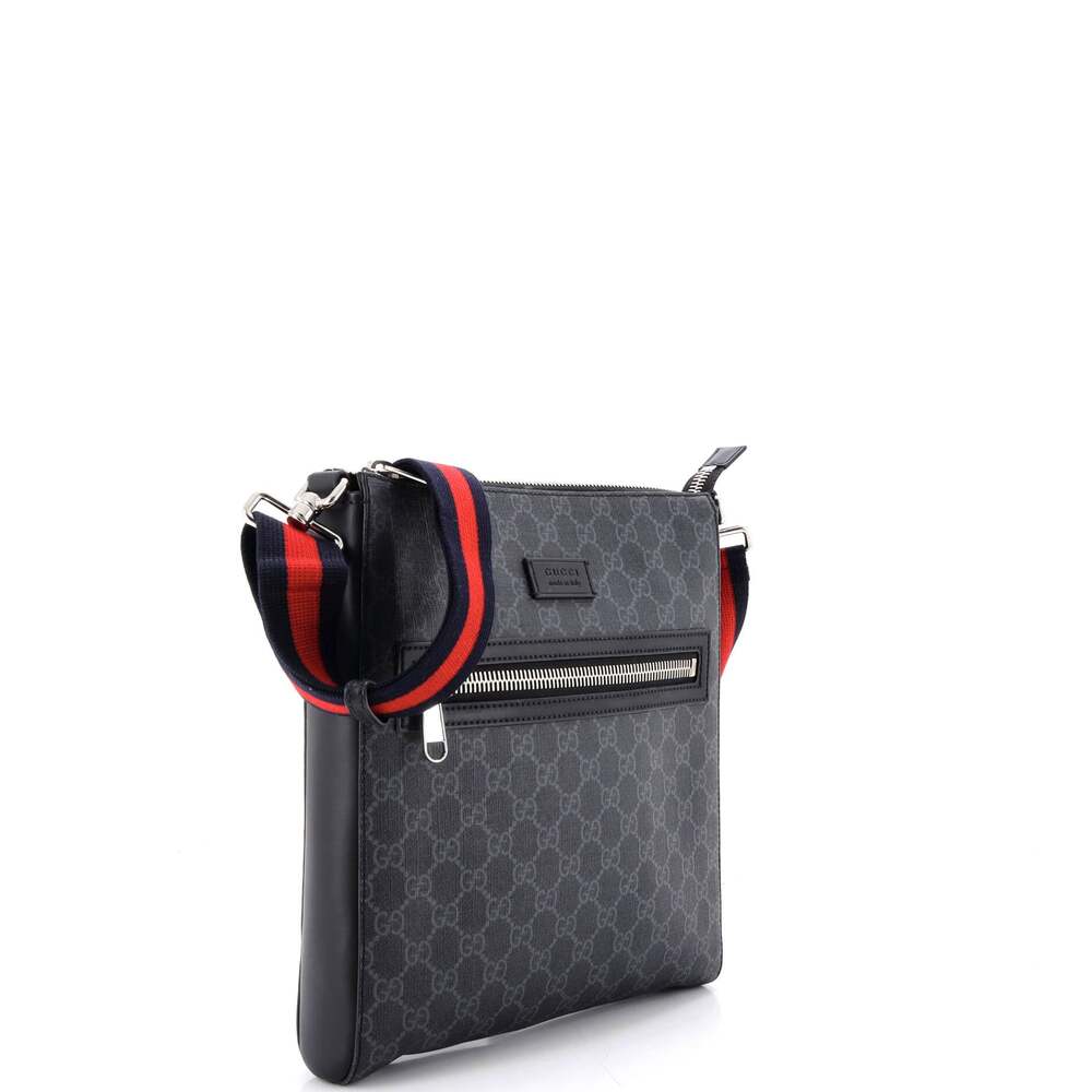 Gucci Web Strap Front Zip Messenger Bag #249378G10B - Picture 2 of 6
